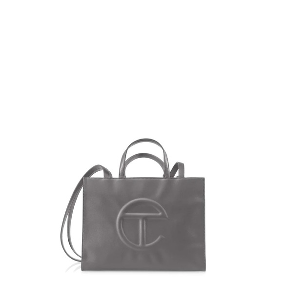 Telfar 🔥AUTHENTIC🔥 Preowned Medium Grey Shopping Bag EST. 2005, NYC 🚨SOLD🚨 - Picture 11 of 15